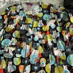 Polar bear scrub jacket